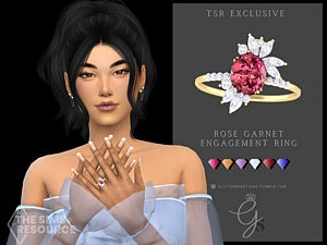 The Sims Resource: Hoop and pearl earrings by NataliS • Sims 4 Downloads