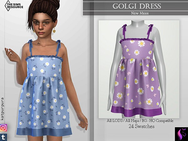 Golgi Dress by KaTPurpura from TSR