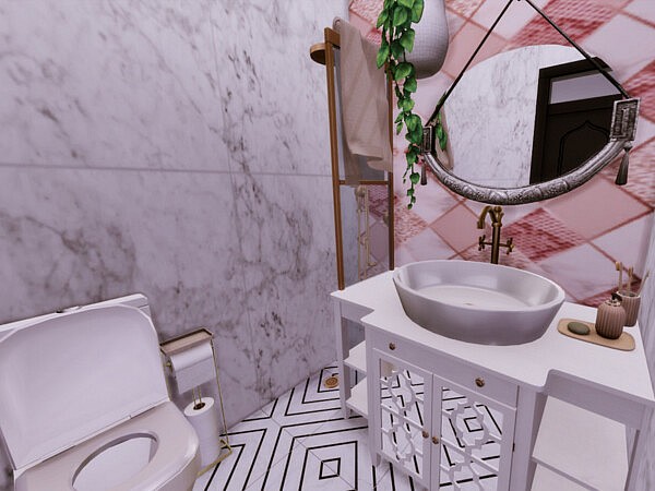 White Wine Art Deco Bathroom 2 by GenkaiHaretsu from TSR
