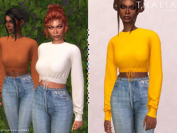 THALIA sweater by Plumbobs n Fries from TSR