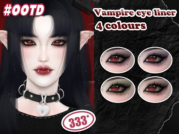 Vampire eyeliner by asan333 from TSR