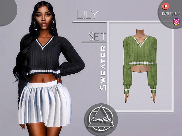 Lily Set   Sweater by Camuflaje from TSR