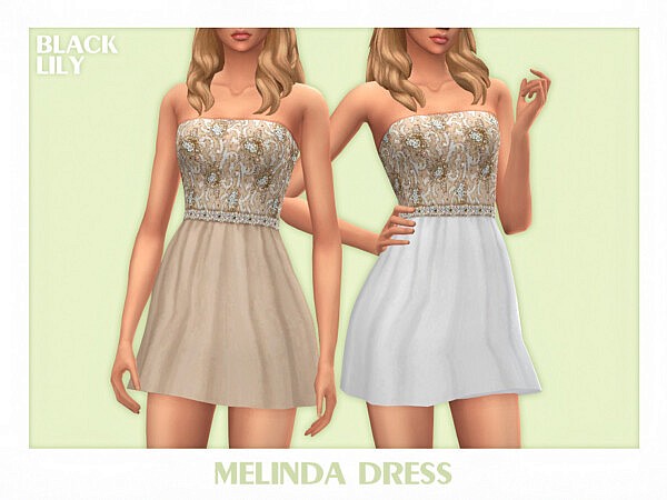 Melinda Dress by Black Lily from TSR