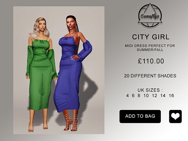 City Girl   Dress by Camuflaje from TSR