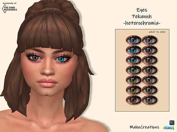 Eyes Pekanuh Heterochromia by MahoCreations from TSR