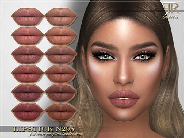 Lipstick N295 by FashionRoyaltySims from TSR
