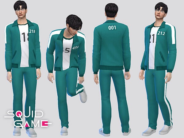 SQUID GAME Outfit by McLayneSims from TSR