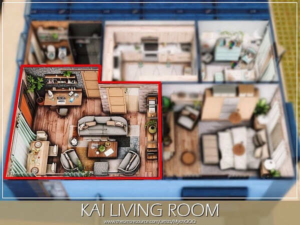 Kai Living Room by MychQQQ from TSR