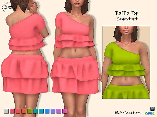 Ruffle Top Candytart by MahoCreations from TSR