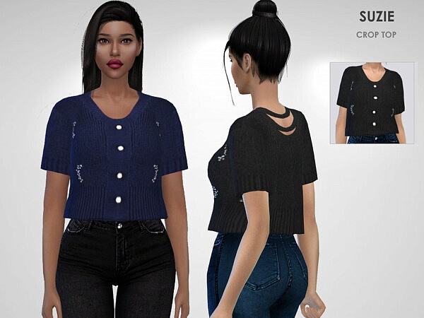 Suzie Crop Top by Puresim from TSR
