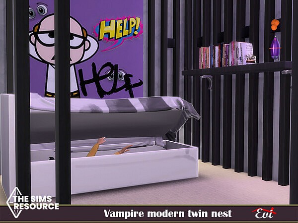 Vampire Modern Twin Nest by evi from TSR