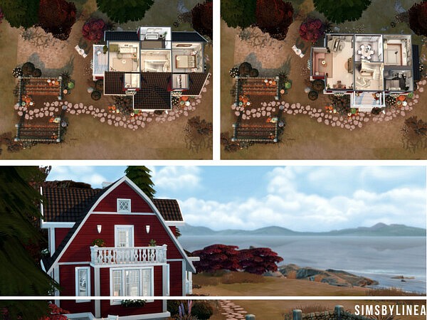 Scandinavian Autumn Home by SIMSBYLINEA from TSR