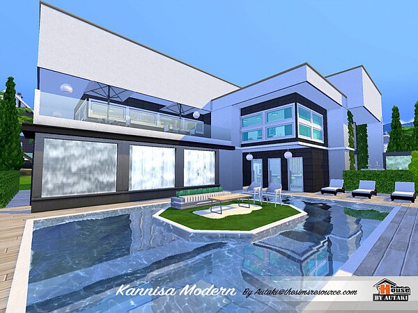 Kannisa Modern House by autaki from TSR
