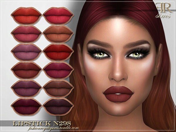Lipstick N298 by FashionRoyaltySims from TSR