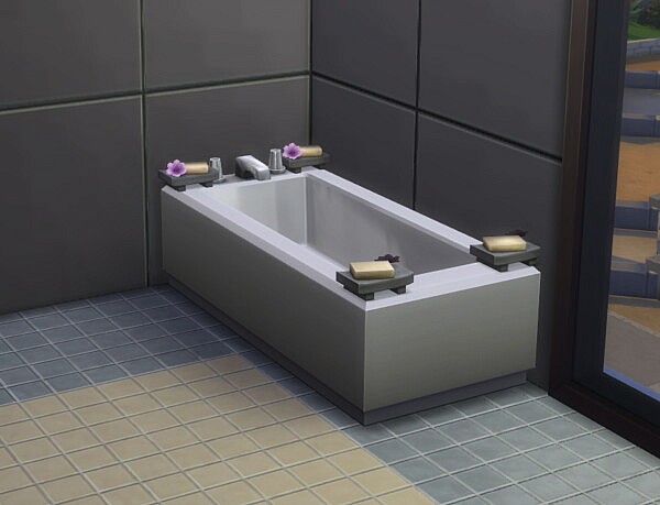 Slotted Items: Bathtubs by Ilex from Mod The Sims