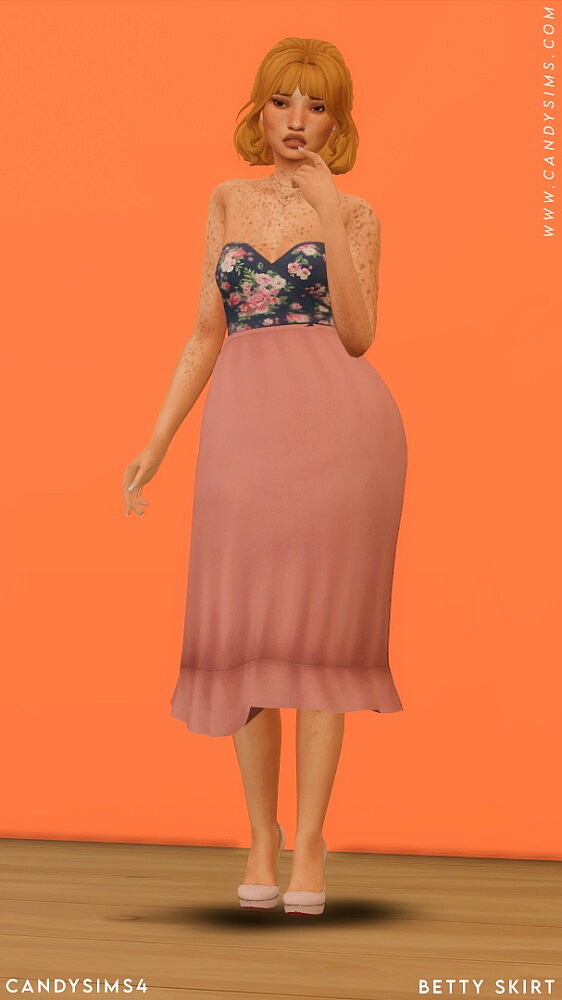 Betty Skirt from Candy Sims 4