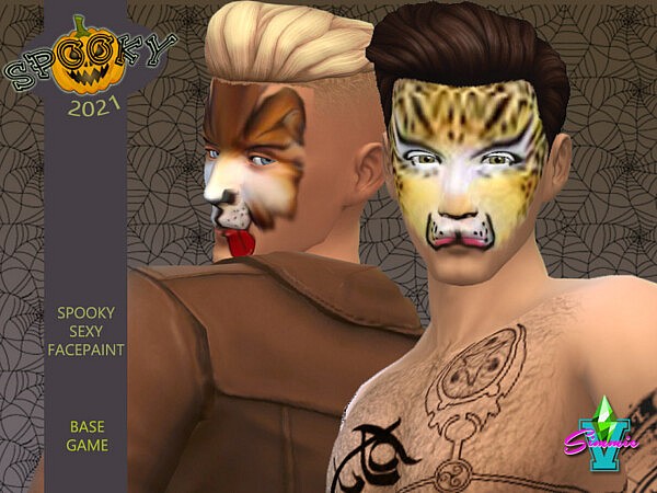 Spooky Face Paint by SimmieV from TSR