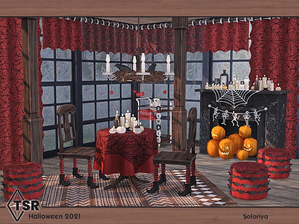 Halloween 2021 Dining Room by soloriya from TSR