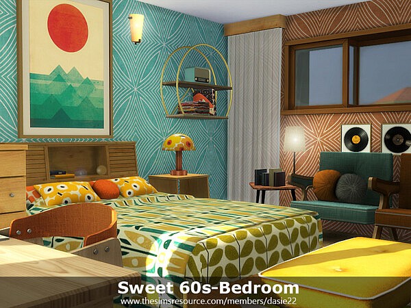 Sweet 60s Bedroom by dasie2 from TSR