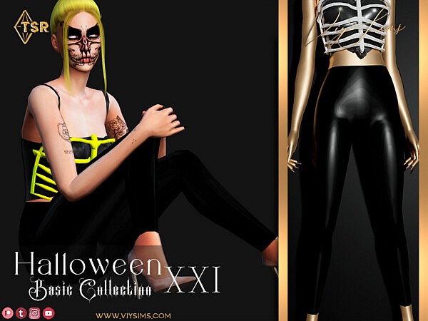 Halloween XXI   Pants V.1 by Viy Sims from TSR