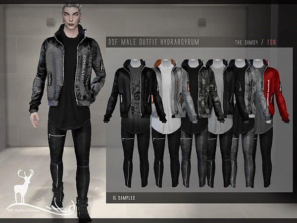 Male outfit Hydrargyrum by DanSimsFantasy from TSR