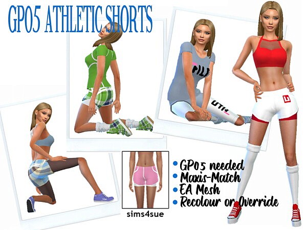 Athletic Shorts from Sims 4 Sue