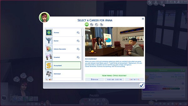 Accountant Career by  jessienebulous from Mod The Sims