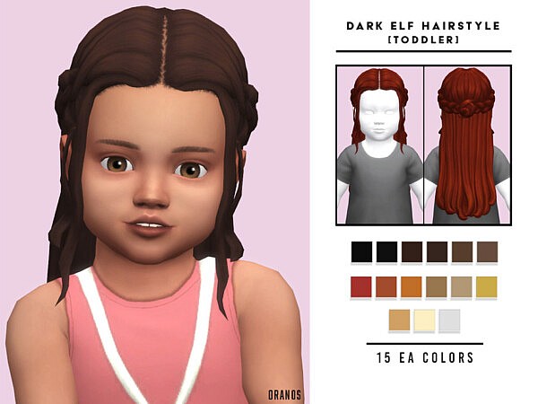 Dark Elf Hair TG by OranosTR from TSR