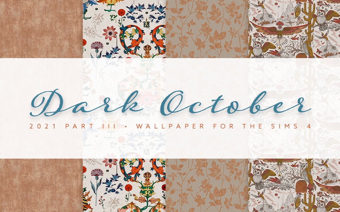 Dark October Wallpaper Part 3 from Simplistic • Sims 4 Downloads