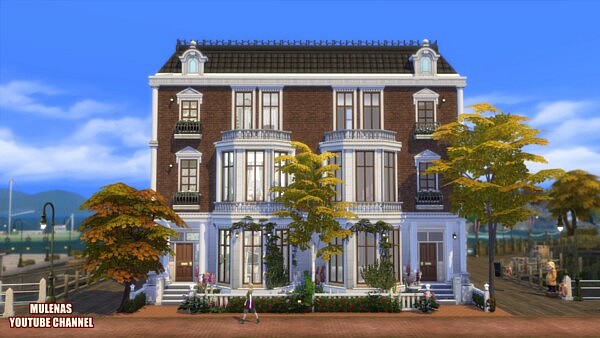 Family townhouse from Sims 3 by Mulena