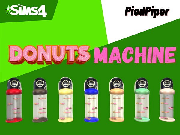 Functional Donuts Machine by PiedPiper from Mod The Sims