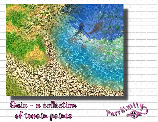 Gaia   a variety of terrain paints by  PurrSimity from Mod The Sims
