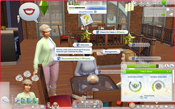 Get Famous from Running Your Restaurant by uuqv from Mod The Sims