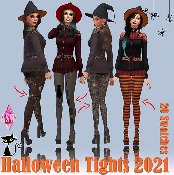 Halloween Tights 2021 from Annett`s Sims 4 Welt