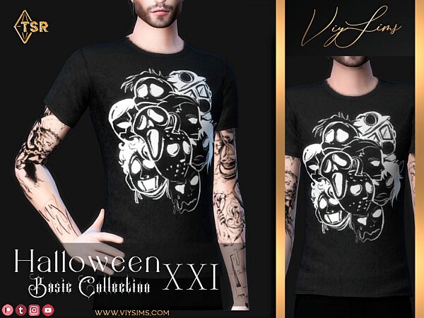 Halloween XXI Top by Viy Sims from TSR