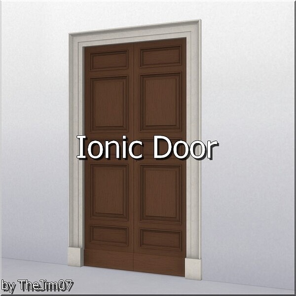 Ionic Door by TheJim07 from Mod The Sims