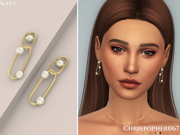 Katy Earrings by christopher067 from TSR