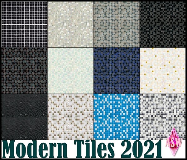 Modern Tiles 2021 from Annett`s Sims 4 Welt