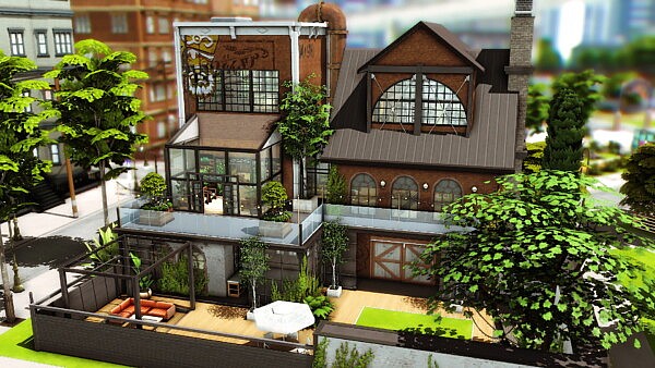 NY Industrial Loft by plumbobkingdom from Mod The Sims