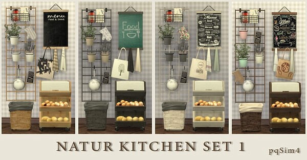 Natur Kitchen Set 1 from PQSims4