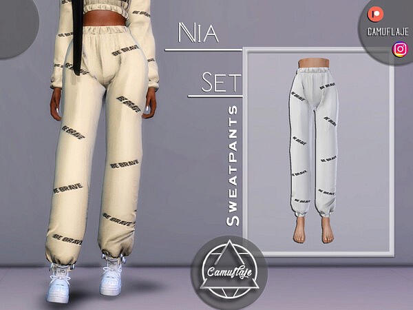 Nia Set   Sweatpants by Camuflaje from TSR