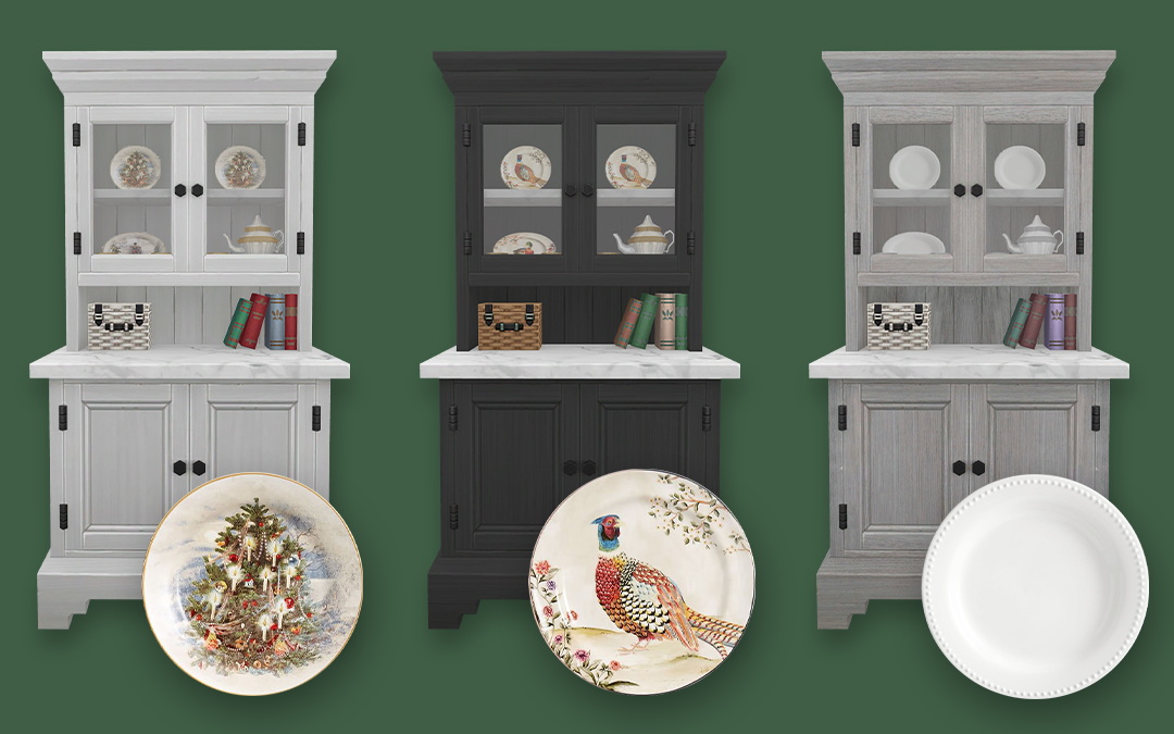 Pottery Barn Hutch from Simplistic • Sims 4 Downloads