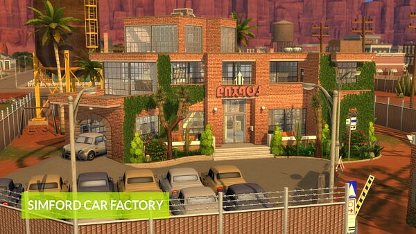 Simford Car Factory by  Simooligan from Mod The Sims