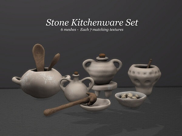 Stone Kitchenware from Leo 4 Sims