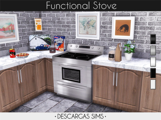 Stove from Descargas Sims