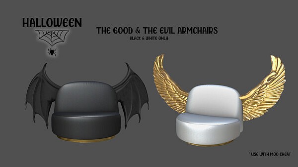 The Good and The Evil Armchair from Leo 4 Sims