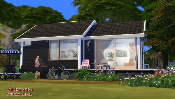 Tiny house from Sims 3 by Mulena