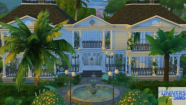 White New Orleans House from Luniversims