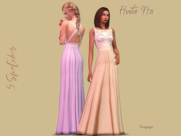 Embellished Dress   MDR09 by laupipi from TSR