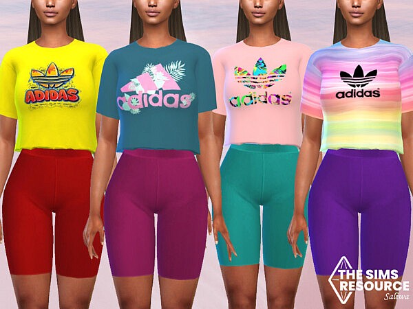 Athletic Crop Tops by Saliwa from TSR
